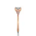 Pierścionek owalny diament różowe złoto 0.60 ct. SBPZ_053